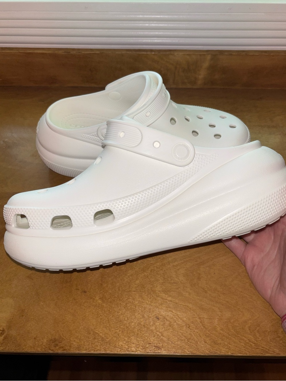 Women’s Platform Crocs Size 8